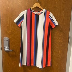 Zara striped t-shirt dress